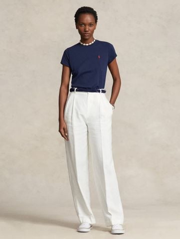 Ralph Lauren - Áo Thun Tay Ngắn Nữ Premium Cotton Jersey T-Shirt