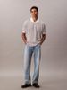 Calvin Klein - Áo polo nam Sport Monogram Logo Classic Polo Shirt