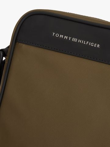 Tommy Hilfiger - Túi Đeo Chéo Nam Metal Logo Crossbody Reporter Bag