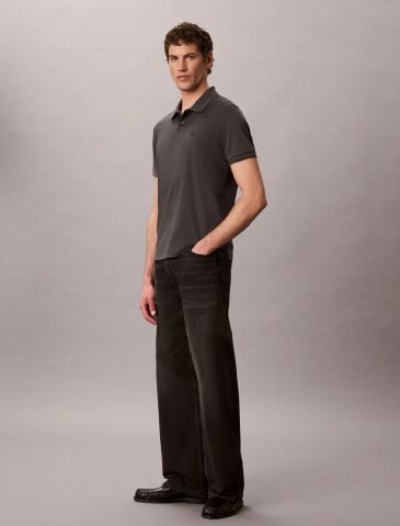 Calvin Klein - Áo Thun Có Cổ Nam Slim Fit Mercerized Polo