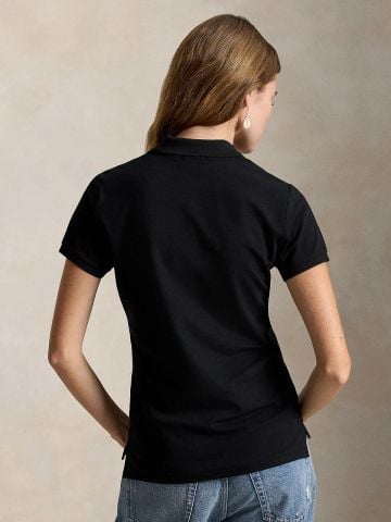 Ralph Lauren - Áo Thun Có Cổ Nữ Slim Fit Stretch Polo Shirt