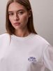 Calvin Klein - Áo Thun Tay Ngắn Nữ Relaxed Embroidered Logo T-Shirt