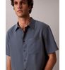 Calvin Klein - Áo Sơ Mi Nam Short Sleeve Drapey Lyocell Easy Shirt