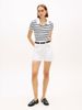 Tommy Hilfiger - Áo Thun Có Cổ Nữ Slim Fit Gold-Tone Button Polo Shirt