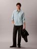 Calvin Klein - Áo Sơ Mi Nam Long Sleeve CK Stripe Washed Oxford