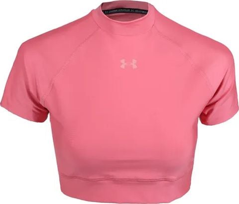 Under Armour - Áo Tay Ngắn Thể Thao Nữ Short Sleeve Compression HeatGear Crop Mock