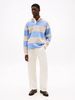 Tommy Hilfiger - Áo thun tay dài nam Stripe Relaxed Fit Rugby Shirt