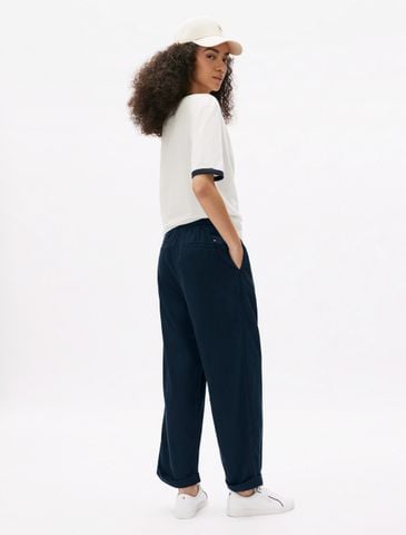 Tommy Hilfiger - Quần dài nữ Cotton Blend Relaxed Straight Pant - 3