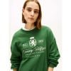 Tommy Hilfiger - Áo nỉ tay dài nữ Varsity Crest Terry Sweatshirt