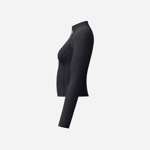 Speedo - Áo Rashguard Nữ UV Long Sleeve Solid Zip (Asia Fit) - 3