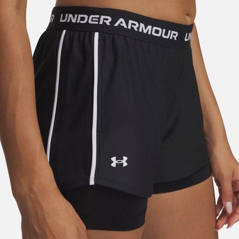 Under Armour - Quần ngắn tập luyện 2 trong 1 nữ Tech Play Up 2In1 Shorts Training