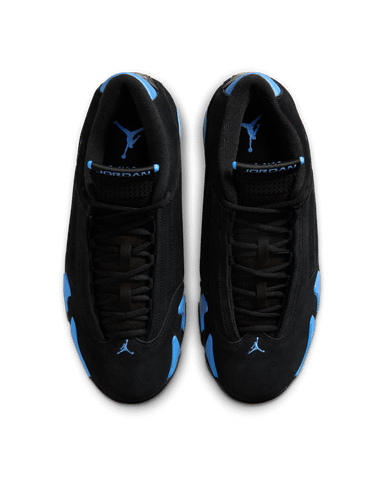 Nike - Giày Thời Trang Nam Air Jordan 14 Retro Black And University Blue