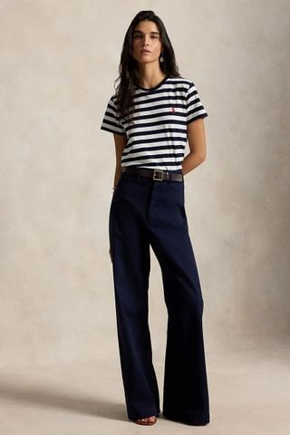 Ralph Lauren - Áo Thun Tay Ngắn Nữ Knit T-Shirt Cotton Jersey