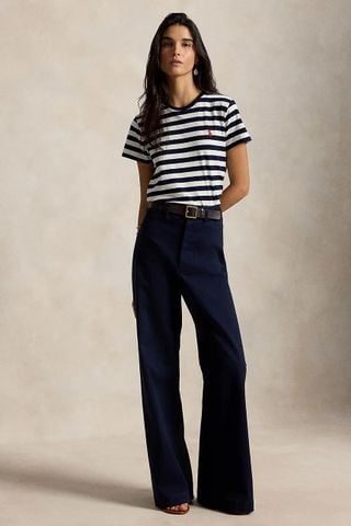 Ralph Lauren - Áo Thun Tay Ngắn Nữ Knit T-Shirt Cotton Jersey
