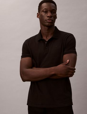 Calvin Klein - Áo polo tay ngắn nam Classic Monogram Polo