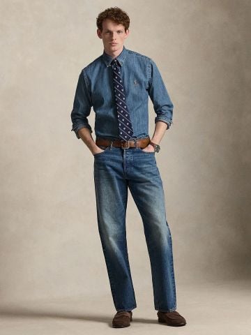 Ralph Lauren - Áo Sơ Mi Nam Custom Fit Denim Shirt