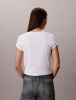 Calvin Klein - Áo Thun Tay Ngắn Nữ Ck Woven Label Baby Rib