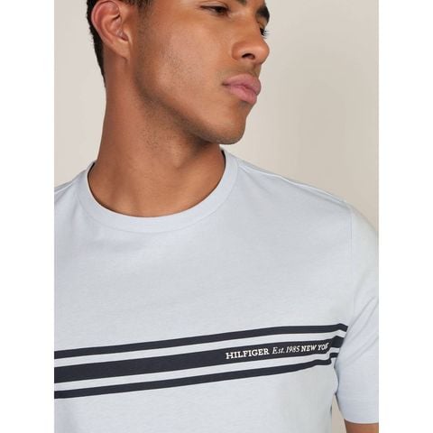 Tommy Hilfiger - Áo thun tay ngắn nam Central Chest Stripe Tee - 4