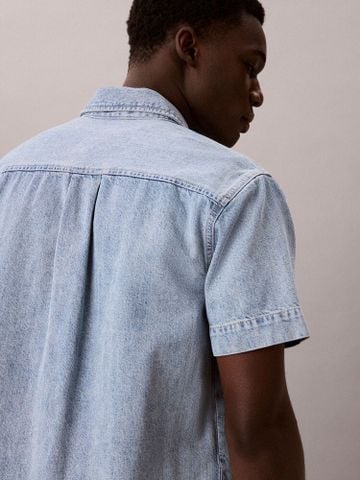 Calvin Klein - Áo Sơ Mi Nam Denim Utility Button-Down Shirt - 4