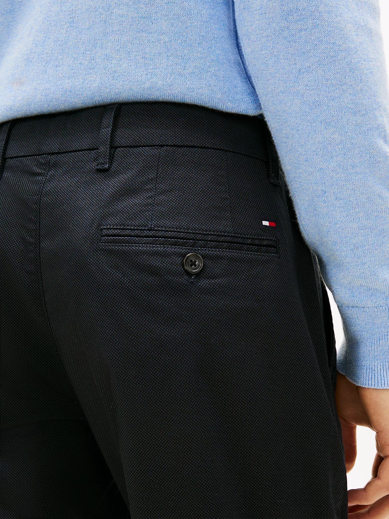 Tommy Hilfiger - Quần dài nam Denton Textured Print Straight Leg Chinos