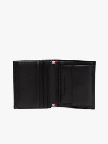 Tommy Hilfiger - Ví nam Hilfiger Flag Trifold Ribbed Leather Wallet - 4