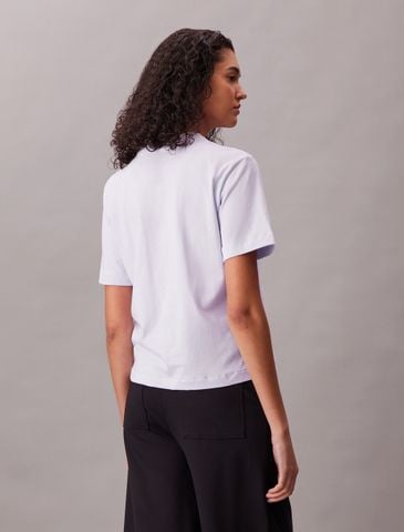 Calvin Klein - Áo Thun Tay Ngắn Nữ Relaxed Graphic Logo T-shirt