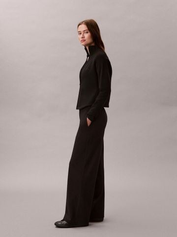 Calvin Klein - Quần Vải Nữ Ponte Logo Waistband Trouser