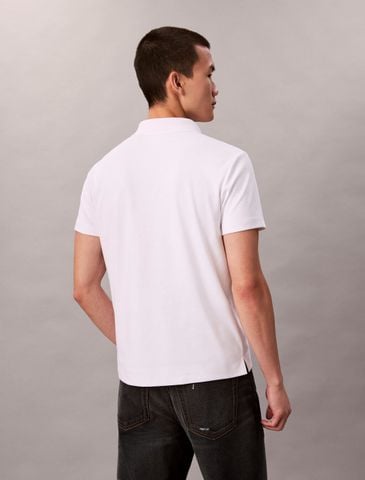 Calvin Klein - Áo polo tay ngắn nam Luxe Slim Polo - 3