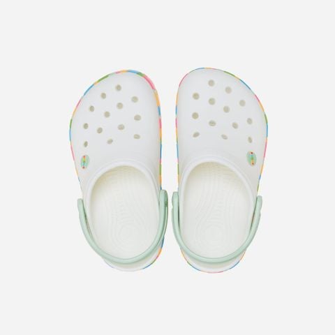 Crocs - Giày xăng đan Trẻ Em Crocband Chevron Band Lifestyle Sandals