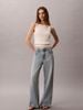 Calvin Klein - Áo Len Nữ Sl Woven Monologo Cable Knit Tank