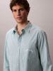 Calvin Klein - Áo Sơ Mi Nam Long Sleeve CK Stripe Washed Oxford