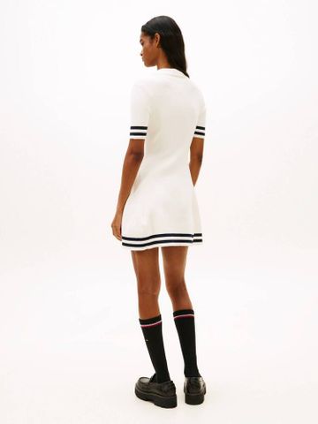 Tommy Hilfiger - Đầm Polo Nữ Tommy Jeans Women Sweat Polo Mini Dress
