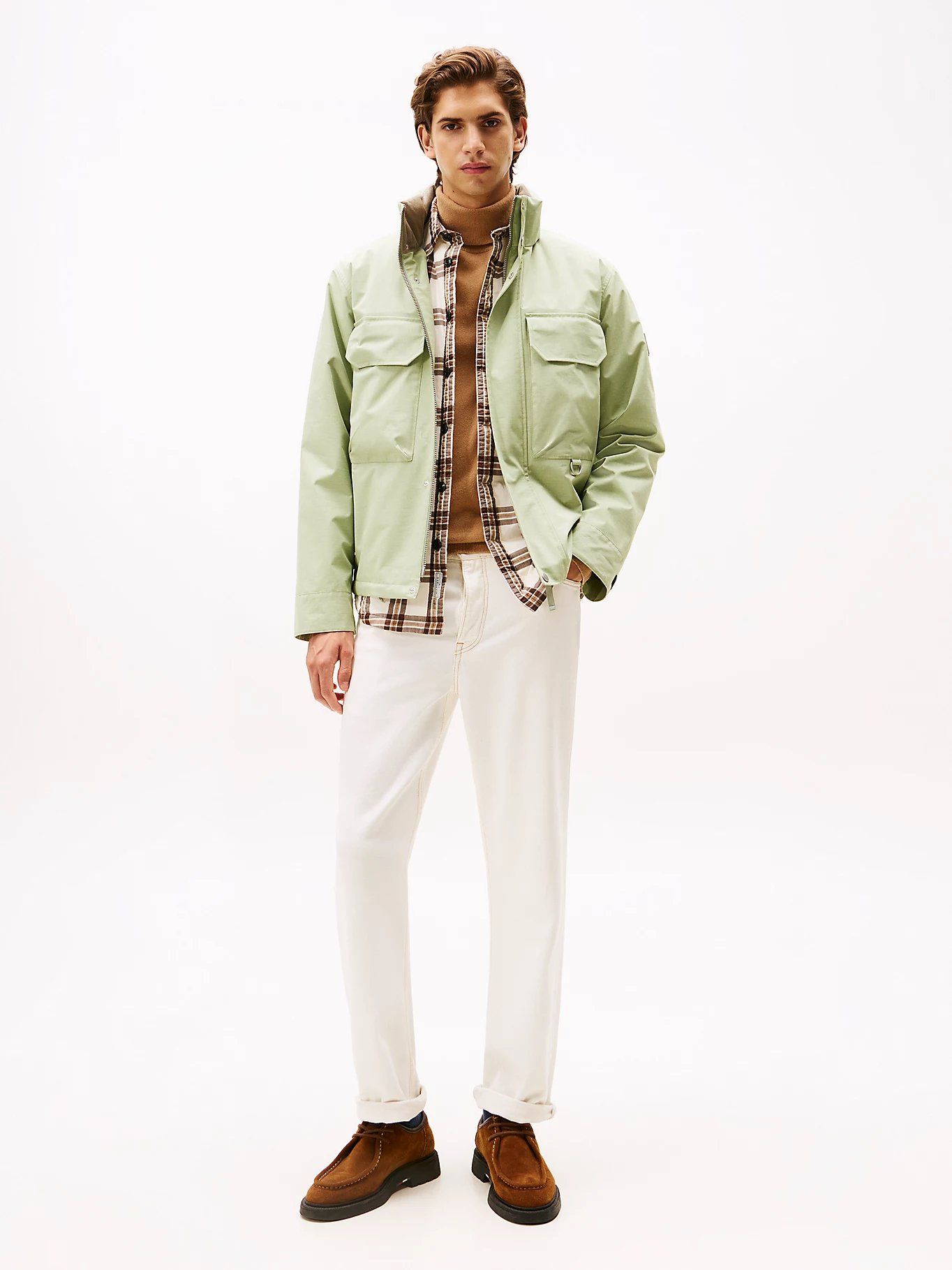 Tommy Hilfiger - Áo khoác tay dài nam Water Resistant Windproof Ripstop Wading Jacket