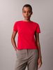 Calvin Klein - Áo thun thời trang nữ Nano Logo Supima Cotton Tee