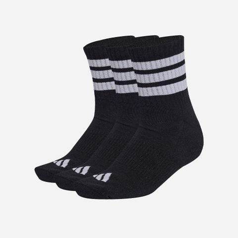 Adidas - Vớ Unisex Essentials 3-Stripes Crew Mid 3 Pairs