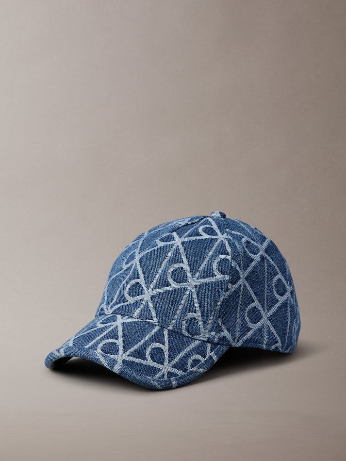 Calvin Klein - Nón Lưỡi Trai Nam Denim Logo Jacquard Cap