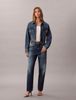 Calvin Klein - Quần Jean Dài Nữ High Rise Taper Jeans