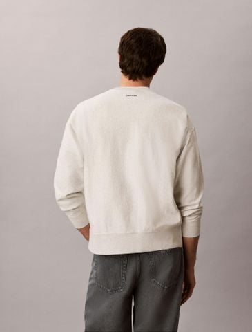 Calvin Klein - Áo Nỉ Nam Terry 1989 Logo Graphic Sweatshirt
