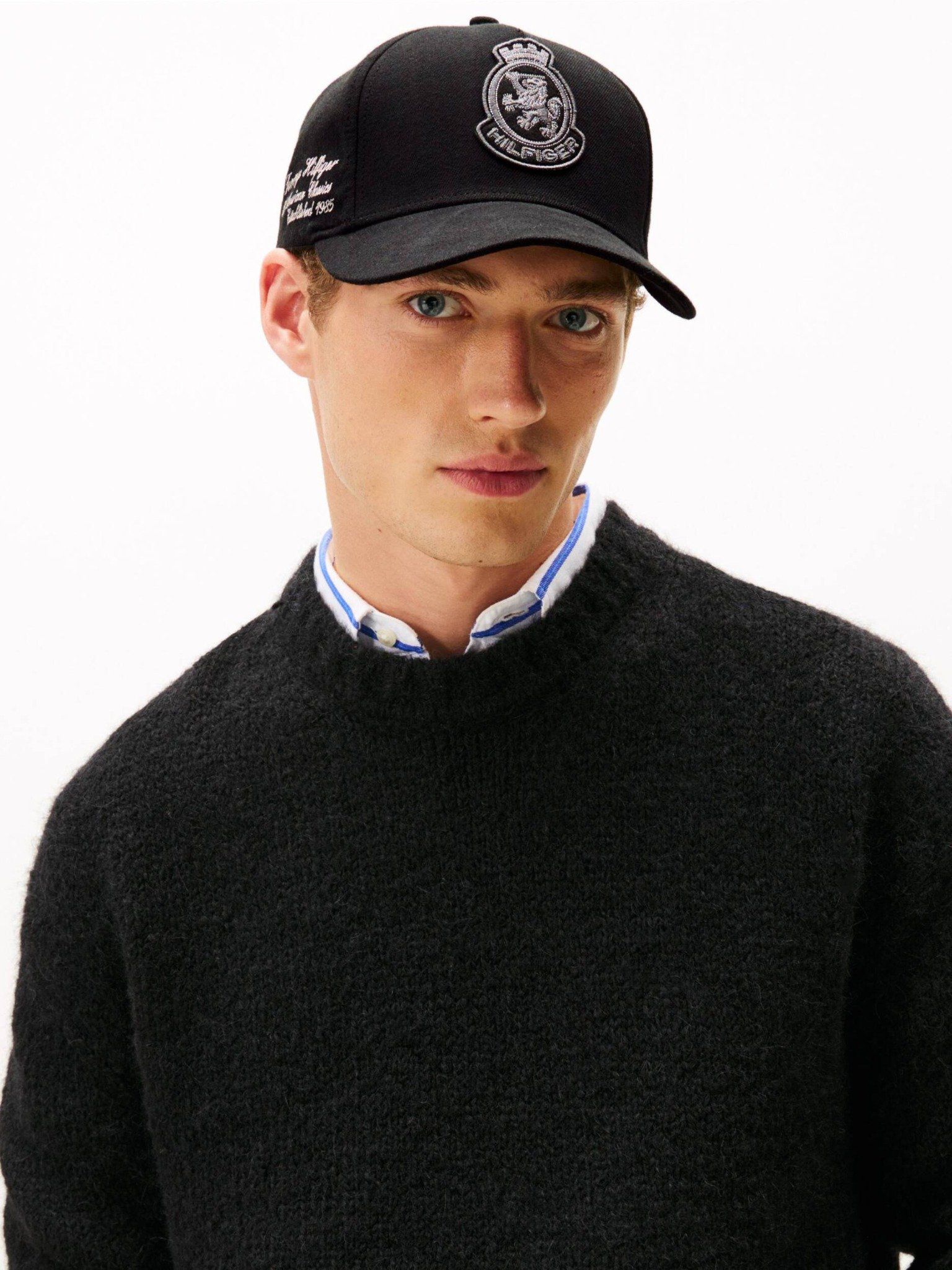 Tommy Hilfiger - Nón lưỡi trai nam Th Crest Flannel 5 Panel Cap