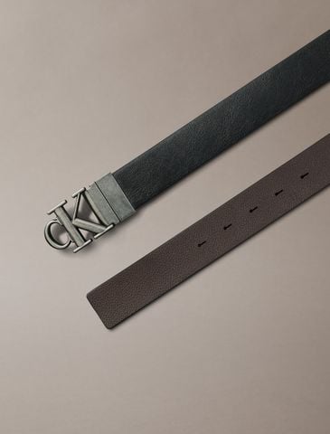 Calvin Klein - Thắt Lưng Nam Buckle Reversible Tumbled Leather Belt