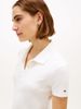 Tommy Hilfiger - Áo Polo Nữ Slim Fit Gold-Tone Button Polo Shirt