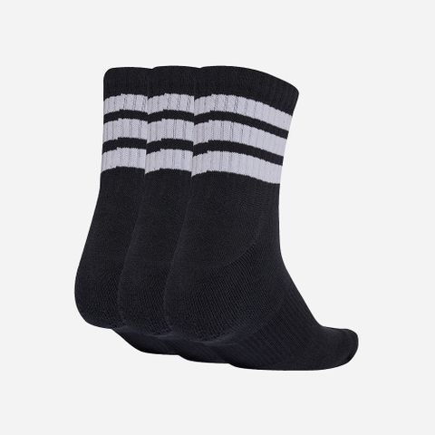 Adidas - Vớ Unisex Essentials 3-Stripes Crew Mid 3 Pairs