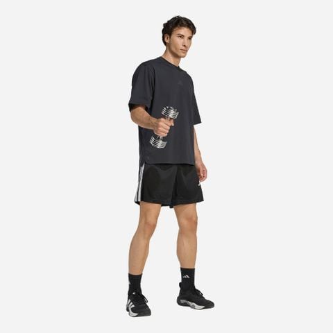 Adidas - Quần Ngắn Thể Thao Nam Training Essentials Basic 3-Stripes Pique Shorts