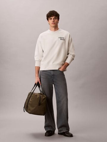 Calvin Klein - Áo Nỉ Nam Terry 1989 Logo Graphic Sweatshirt