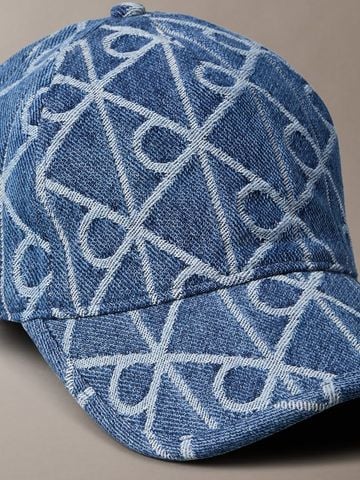 Calvin Klein - Nón Lưỡi Trai Nam Denim Logo Jacquard Cap