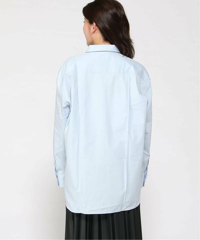 Calvin Klein - Áo sơ mi tay dài nữ Poplin Relaxed Shirt