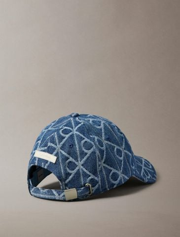 Calvin Klein - Nón Lưỡi Trai Nam Denim Logo Jacquard Cap