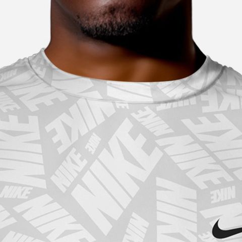 Nike - Áo Bơi Chống Nắng Nam Short Sleeve UV Swimming Top Fall Embossed Hydroguard