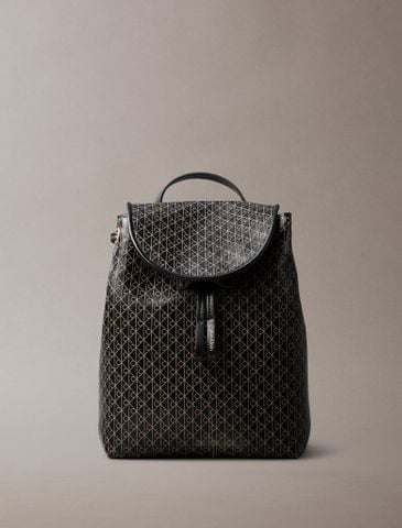 Calvin Klein - Ba Lô Nữ Allover Emblem Logo Mini Backpack