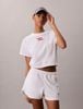 Calvin Klein - Áo Thun Tay Ngắn Nữ Towel Terry Cropped Short Sleeve Top